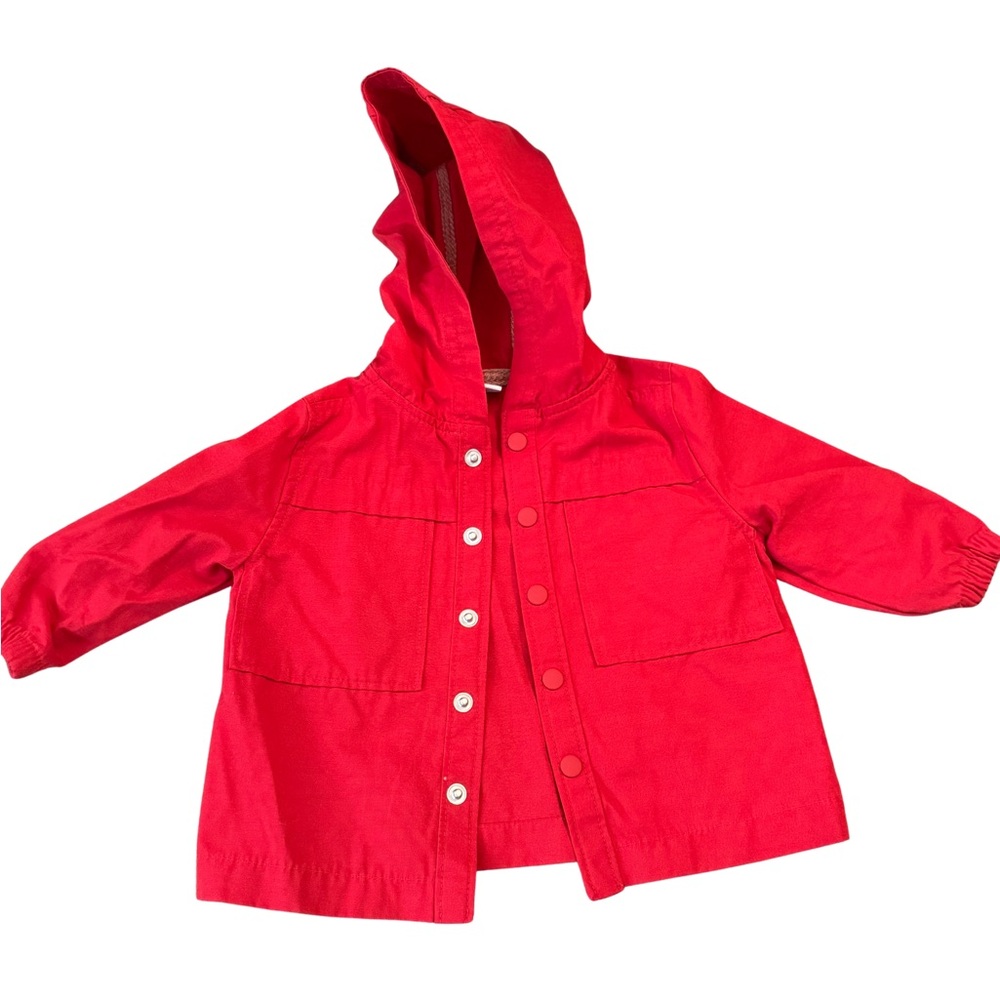 Old Navy Kids Bright Red Raincoat